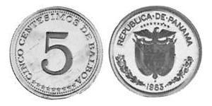 5 Centesimo Panama Kupfer/Nickel 