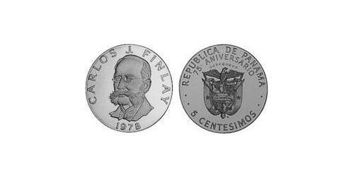 5 Centesimo Panama Kupfer/Nickel Carlos Juan Finlay(1833 – 1915)