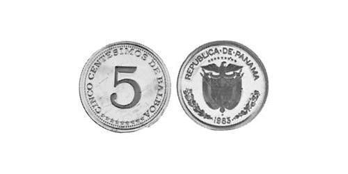 5 Centesimo Panama Kupfer/Nickel 
