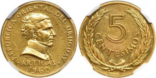 5 Centesimo Uruguay Or José Gervasio Artigas