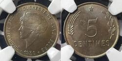 5 Centime Luxemburgo Bronce 