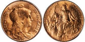 5 Centime Troisième République (1870-1940)  Bronze 