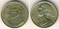 5 Centime French Fifth Republic (1958 - ) Bronze/Aluminium 