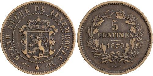 5 Centime Luxembourg (pays) Bronze/Cuivre 