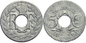 5 Centime Troisième République (1870-1940)  Cuivre/Nickel 
