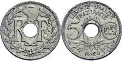 5 Centime Dritte Französische Republik (1870-1940)  Kupfer/Nickel 