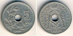 5 Centime Belgio Rame/Nichel 