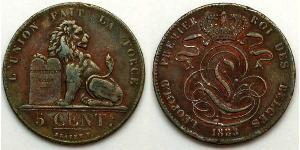 5 Centime Belgio  