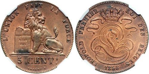 5 Centime Bélgica  