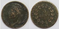 5 Centime France  Charles X of France (1757-1836)
