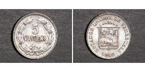5 Centimo Venezuela (1811 - ) Brass 