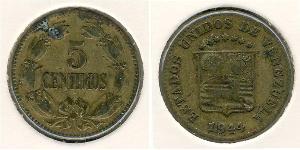 5 Centimo Venezuela (1811 - ) Brass 
