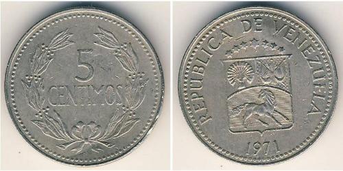 5 Centimo Venezuela (1811 - ) Copper/Nickel 