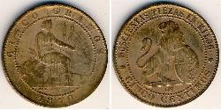 5 Centimo Kingdom of Spain (1814 - 1873) Cuivre 