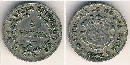 5 Centimo Costa Rica (1821 - ) Cuivre/Nickel 