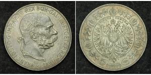 5 Corona Autriche-Hongrie (1867-1918) Argent Franz Joseph I (1830 - 1916)