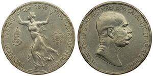 5 Corona Autriche-Hongrie (1867-1918) Argent Franz Joseph I (1830 - 1916)