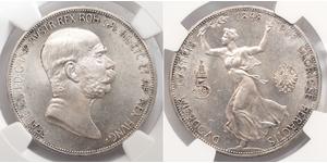 5 Corona Autriche-Hongrie (1867-1918) Argent Franz Joseph I (1830 - 1916)