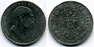 5 Corona Impero austro-ungarico (1867-1918) Argento Franz Joseph I (1830 - 1916)