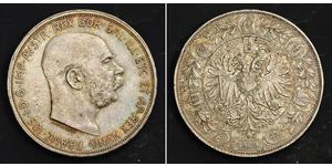 5 Corona Impero austro-ungarico (1867-1918) Argento Franz Joseph I (1830 - 1916)