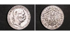 5 Corona Impero austro-ungarico (1867-1918) Argento Franz Joseph I (1830 - 1916)