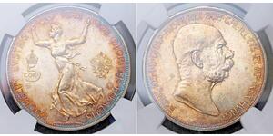 5 Corona Imperio austrohúngaro (1867-1918) Plata Franz Joseph I (1830 - 1916)