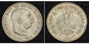 5 Corona Österreich-Ungarn (1867-1918) Silber Franz Joseph I (1830 - 1916)