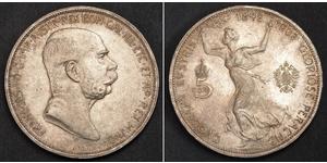 5 Corona Österreich-Ungarn (1867-1918) Silber Franz Joseph I (1830 - 1916)