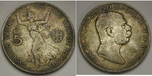 5 Corona Austria-Hungary (1867-1918) Silver Franz Joseph I (1830 - 1916)