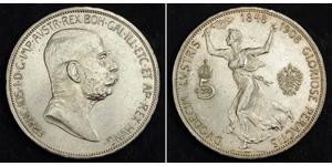 5 Corona Austria-Hungary (1867-1918) Silver Franz Joseph I (1830 - 1916)