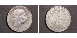 5 Corona Австро-Венгрия (1867-1918) Серебро Франц Иосиф I (1830 - 1916)