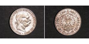 5 Corona Австро-Венгрия (1867-1918) Серебро Франц Иосиф I (1830 - 1916)