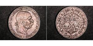 5 Corona Австро-Венгрия (1867-1918) Серебро Франц Иосиф I (1830 - 1916)