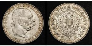 5 Corona Австро-Венгрия (1867-1918) Серебро Франц Иосиф I (1830 - 1916)