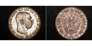 5 Corona Австро-Венгрия (1867-1918) Серебро Франц Иосиф I (1830 - 1916)