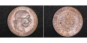 5 Corona Австро-Венгрия (1867-1918) Серебро Франц Иосиф I (1830 - 1916)