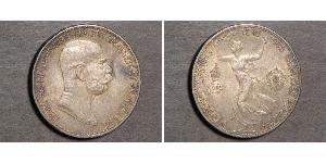5 Corona Австро-Венгрия (1867-1918) Серебро Франц Иосиф I (1830 - 1916)