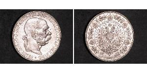 5 Corona Австро-Угорщина (1867-1918) Срібло Франц Иосиф I (1830 - 1916)