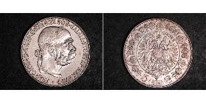 5 Corona Австро-Угорщина (1867-1918) Срібло Франц Иосиф I (1830 - 1916)
