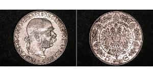 5 Corona Австро-Угорщина (1867-1918) Срібло Франц Иосиф I (1830 - 1916)
