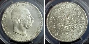 5 Corona Австро-Угорщина (1867-1918) Срібло Франц Иосиф I (1830 - 1916)