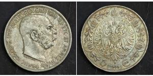 5 Corona 奥匈帝国 (1867 - 1918) 銀 弗朗茨·约瑟夫一世 (1830 - 1916)