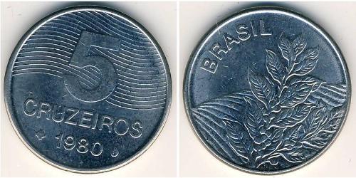 5 Cruzeiro Brasil Acero inoxidable 