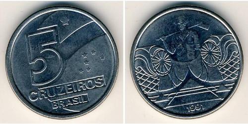 5 Cruzeiro Brasilien Kupfer/Nickel 