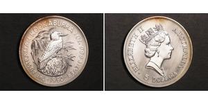 5 Dollar Australie (1939 - ) Argent Elizabeth II (1926-2022)