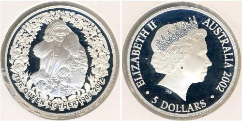 5 Dollar Australie (1939 - ) Argent 