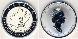 5 Dollar Canada Argent 