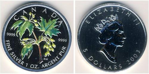 5 Dollar Canada Argent 
