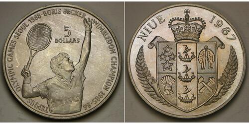 5 Dollar Niue (1974 - ) Argent 