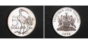 5 Dollar Trinité-et-Tobago Argent 